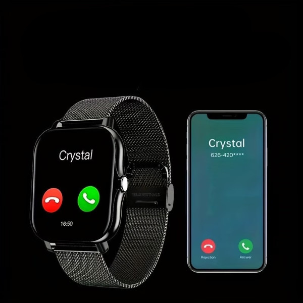 Умные часы QX15 Y13 с фитнес трекером, Bluetooth звонками, пульсометром и цветным экраном 1.85 дюйма