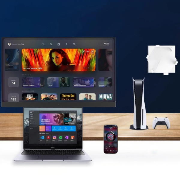 Усилитель Wi-Fi сигнала WR56T с 6 внутренними антеннами до 300 Мбит белый