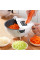 Овощерезка Basket Vegetable Cutter с контейнером и насадками для измельчения овощей