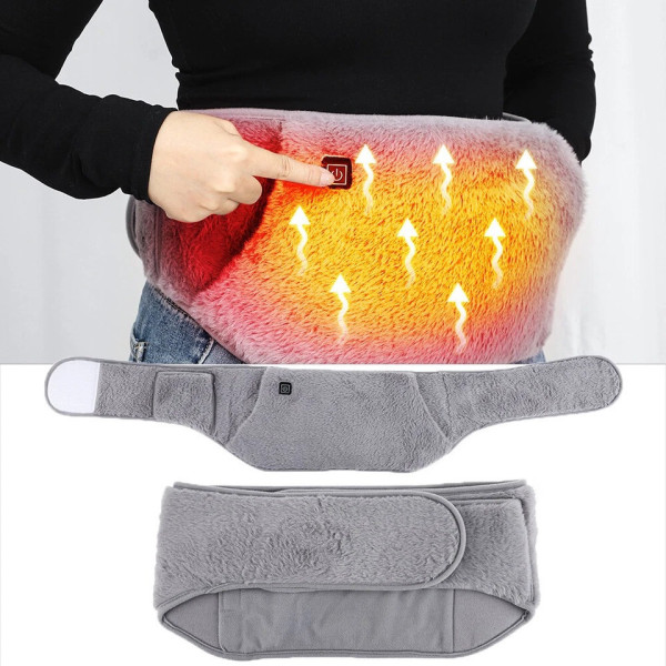 Электрический пояс Warm Stomach USB с подогревом для талии, 3 режима нагрева, машинная стирка