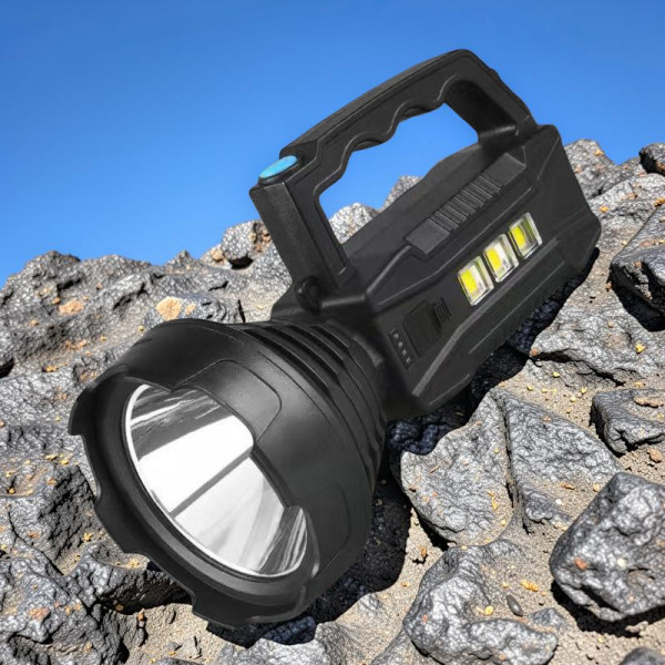 Аккумуляторный светодиодный прожектор CX-8809 с солнечной панелью и USB портативный фонарь