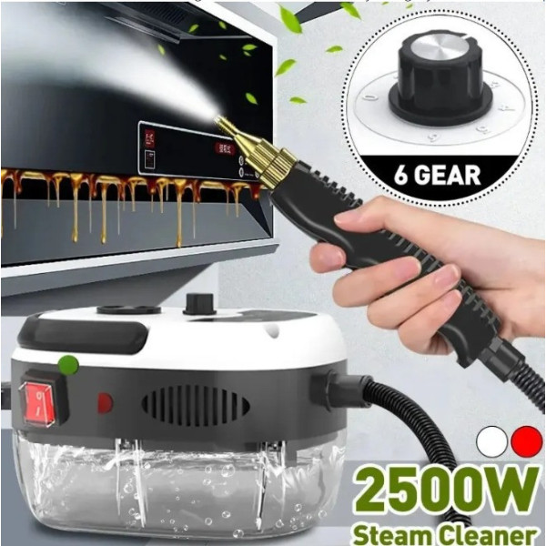 Ручной парогенератор Steam Cleaner 2500 Вт с насадками для домашней уборки