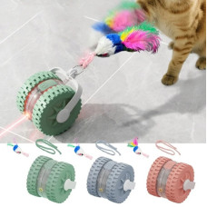 Интерактивная игрушка для кошек Interactive Pet Ball с лазером USB, автоматический мячик с датчиками