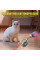Интерактивный автоматический мячик Interactive Pet Ball с лазером и USB для кошек с датчиками