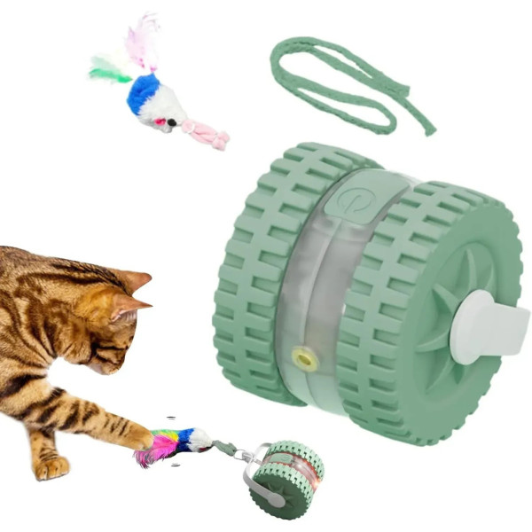 Интерактивный автоматический мячик Interactive Pet Ball с лазером и USB для кошек с датчиками