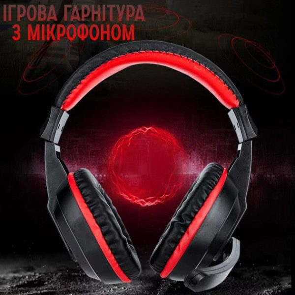 Комплект для геймеров T-Wolf TF240 4 в 1 с клавиатурой, мышью, гарнитурой и ковриком с RGB подсветкой