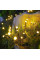 Декоративные LED фонари-светлячки для сада на солнечной батарее, 2 шт, с тёплым светом, в грунт