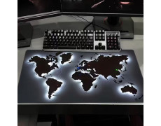 Игровой коврик для мыши HP227 карта мира, большой коврик для ПК и ноутбука