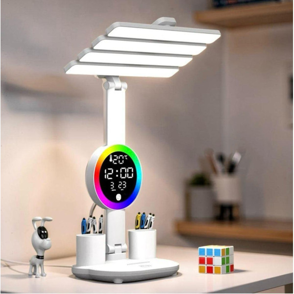 Настольная светодиодная лампа KRX-104 LED RGB с вентилятором и подсветкой