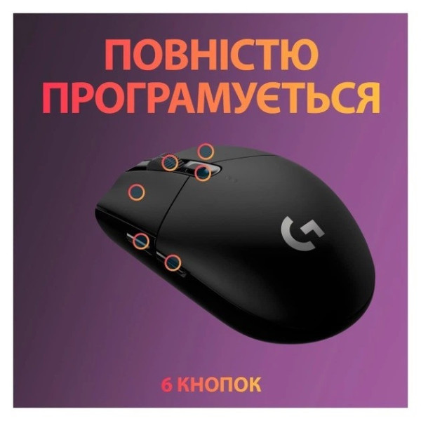 Компактная беспроводная оптическая мышь G306 с Bluetooth, 12000 DPI, 6 кнопок, классическая форма для обеих ру