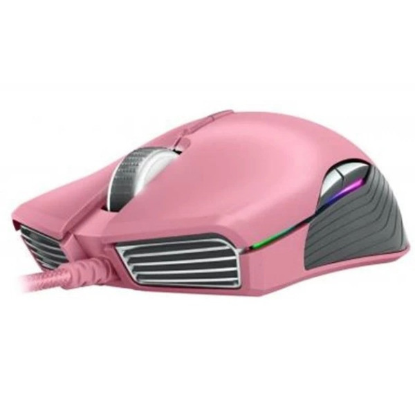 Проводная игровая мышь Lancead Tournament Edition Pink USB с подсветкой, 16000 DPI