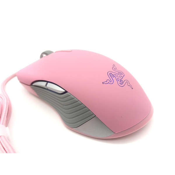 Проводная игровая мышь Lancead Tournament Edition Pink USB с подсветкой, 16000 DPI