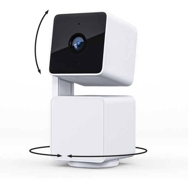 Wi-Fi камера видеонаблюдения Wyze Cam Pan v3 с поворотом, 1080p, ночным видением и отслеживанием движения для