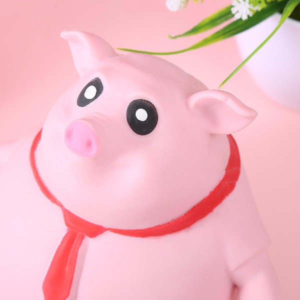 Антистресс игрушка сквиш Свинка 20 см, эластичный лизун для сжатия и растяжения