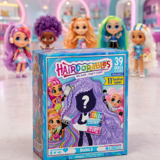 Кукла-сюрприз Hairdorables Dolls 12 см с 4 аксессуарами в коробке-комнате