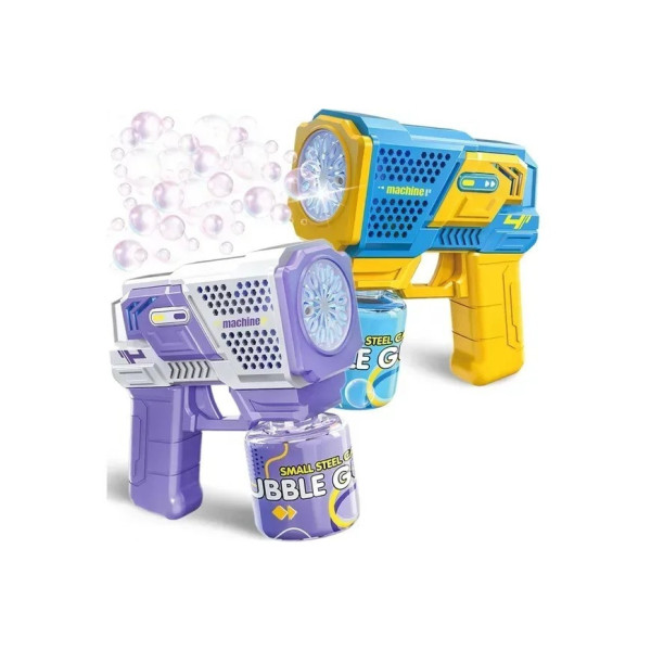 Автоматический пистолет Bubble Gun P162 для мыльных пузырей с музыкой и подсветкой