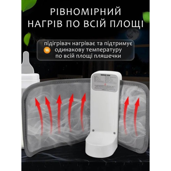 Автомобильный подогреватель детского питания Milk Shaker LY-872 USB с 6 температурными режимами
