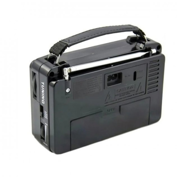 Аналоговый радиоприемник Golon RX-606AC с FM, AM, SW и TV, питание от батареек и сети 220 В