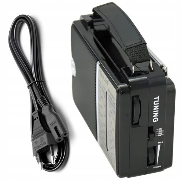Аналоговый радиоприемник Golon RX-606AC с FM, AM, SW и TV, питание от батареек и сети 220 В