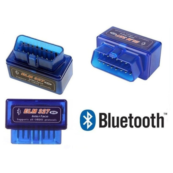 Сканер для авто ELM327 Bluetooth OBD2 диагностический адаптер 12 В для Android iOS