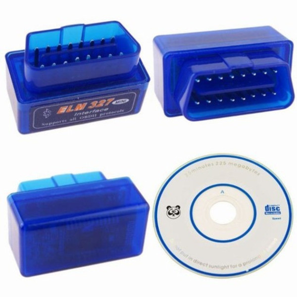 Сканер для авто ELM327 Bluetooth OBD2 диагностический адаптер 12 В для Android iOS