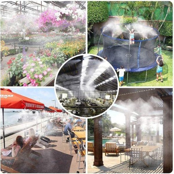 Набор для капельного полива Garden Art 15 м 20 форсунок система туманообразования для теплицы беседки и террасы