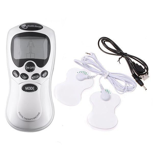 Миостимулятор электроимпульсный Echo Massager с двумя электродными накладками на батарейках