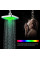 Светодиодная душевая лейка Shower Head с LED подсветкой 7 цветов квадратная 150 мм