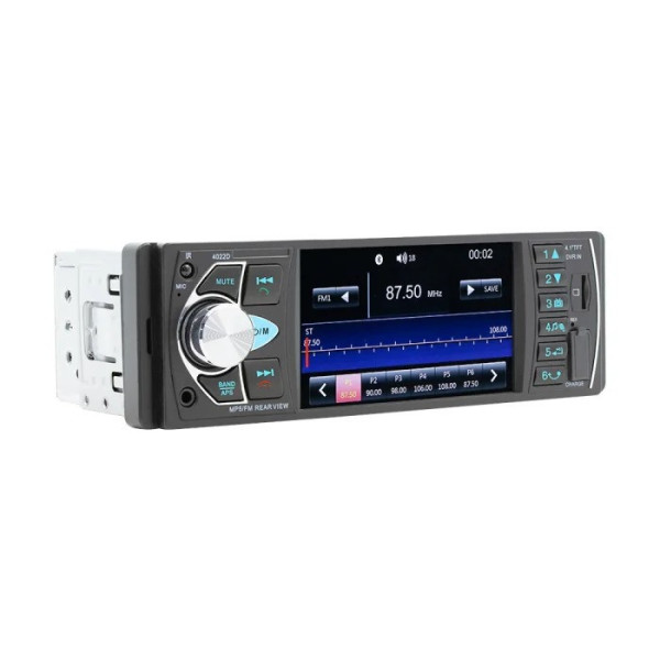 Автомагнитола MP5 4022D 1 DIN с экраном 4.1| , Bluetooth, RGB-подсветкой и пультом на руль