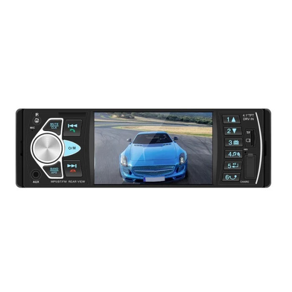 Автомагнитола MP5 4022D 1 DIN с экраном 4.1| , Bluetooth, RGB-подсветкой и пультом на руль