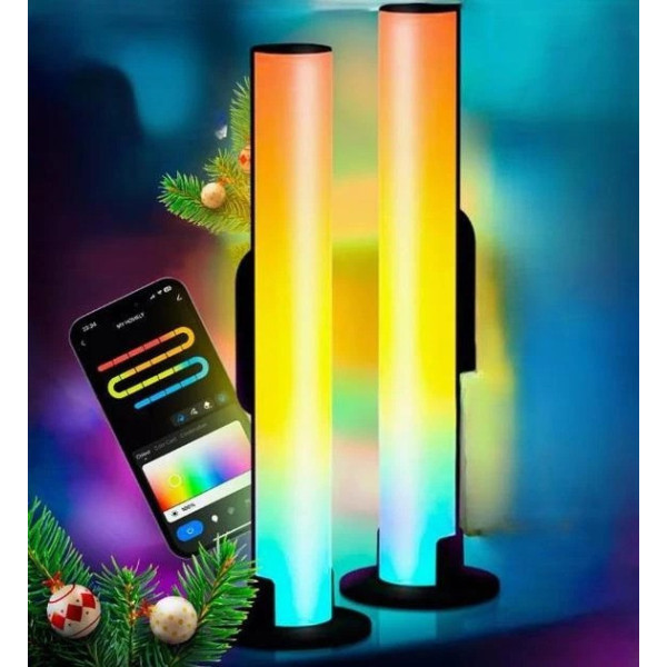 Набор из 2 RGB ламп Desktop AND HA-184 со свето-музыкой и 4-мя музыкальными режимами, черный