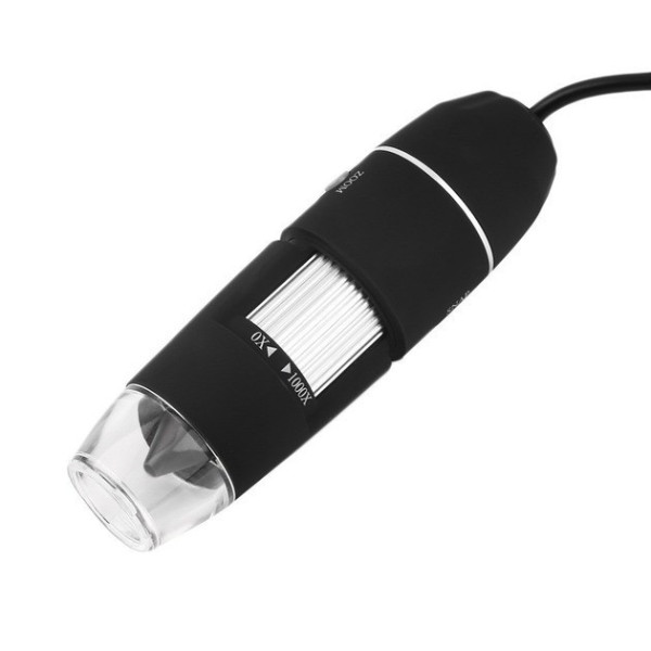 Цифровой USB микрофон MHA-531 с увеличением до 1600×, LED-подсветкой и подставкой