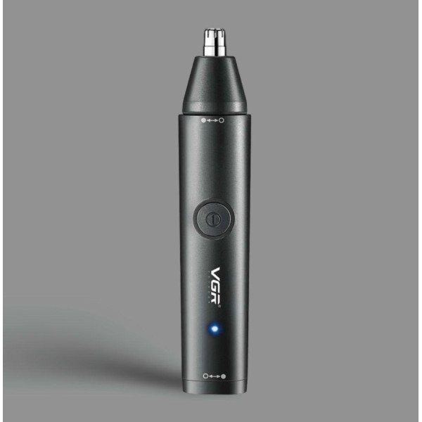 Аккумуляторный триммер VGR V-613 2 в 1 для носа, ушей и окантовки с USB Type-C