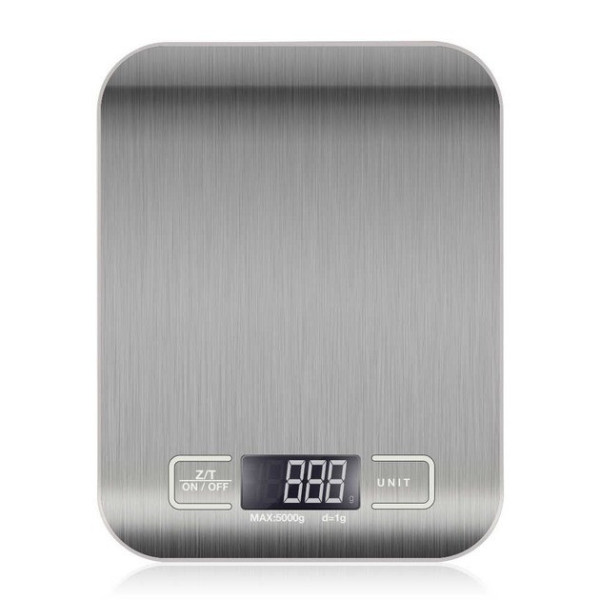 Цифровые кухонные весы AND906 электронные с LCD дисплеем USB аккумулятором и батарейным питанием