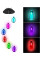 Подвесная лампа для сада Музыка ветра 6 LED фонариков на солнечной батарее разноцветный свет