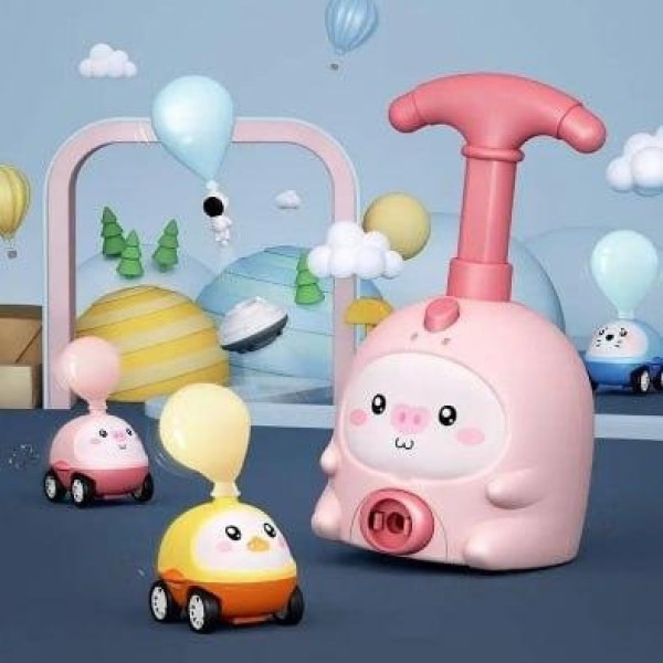 Аэромобиль Balloon Inertia Car D8811 набор машинок на воздушных шариках 2 шт разноцветный