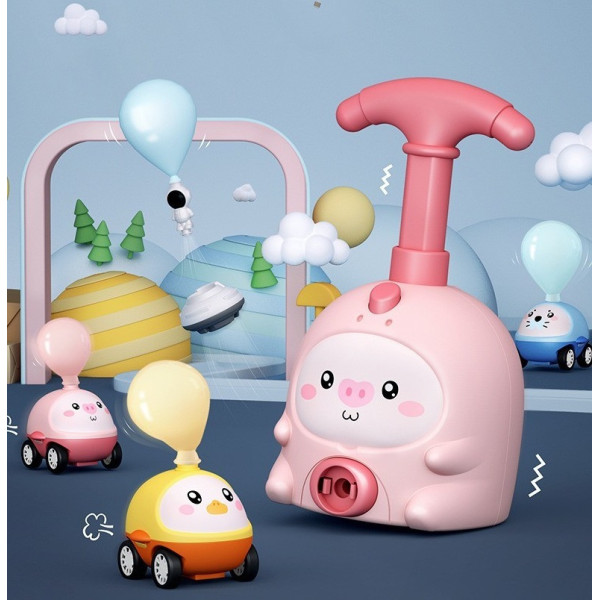 Аэромобиль Balloon Inertia Car D8811 набор машинок на воздушных шариках 2 шт разноцветный