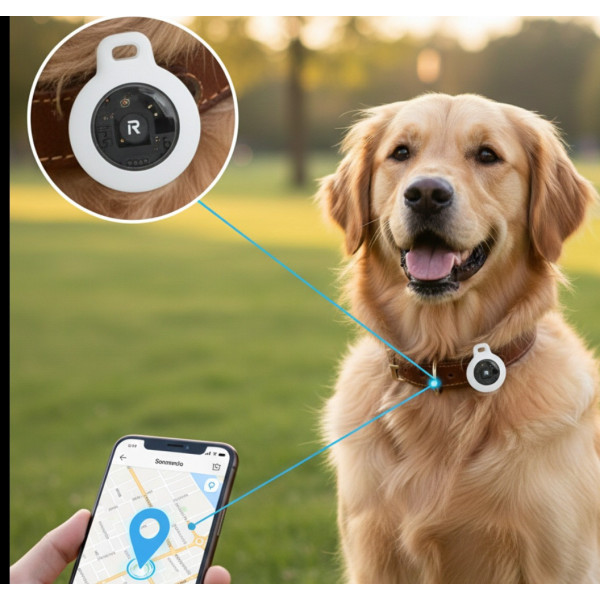 Умная Bluetooth-метка Remax RT-G2303 для поиска вещей с поддержкой Find My и IPX5, белая
