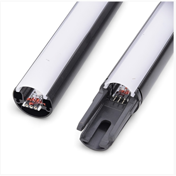 Напольный угловой светильник Corner Light RGB 120 см с пультом и музыкальным режимом, черный