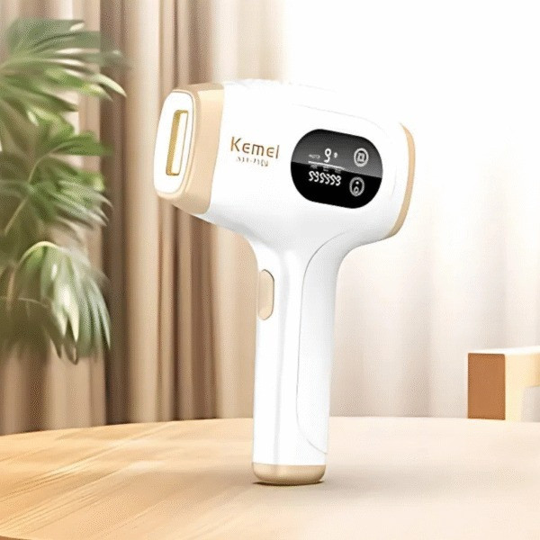 Фотоэпилятор Kemei KM-7106 IPL с охлаждением, 48 Вт, 9 уровней интенсивности, автоматические вспышки