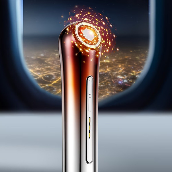 Косметический микротоковый массажер для лица BP-4 с красным и синим LED-светом
