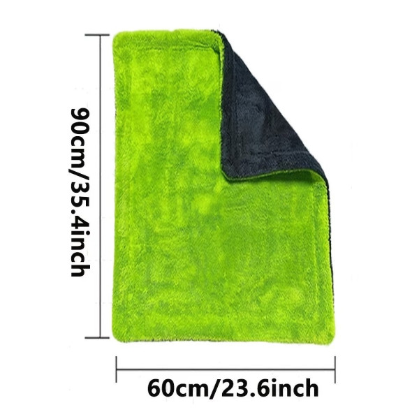 Автомобильная салфетка из микрофибры 60×90 см 600 г/м2 для сушки и полировки кузова