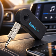 Автомобильный FM трансмиттер BT350D с Bluetooth и AUX ресивером, черный