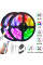 Многоцветная светодиодная лента 3528 RGB длиной 5 м с пультом управления и блоком питания