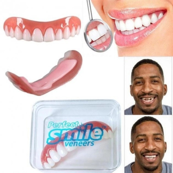 Съемные виниры Perfect Smile Veneers для отбеливания зубов, накладки на зубы White
