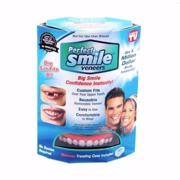 Съемные виниры Perfect Smile Veneers для отбеливания зубов, накладки на зубы White