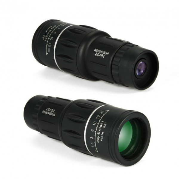 Ночной монокуляр Bushnell 16x52 с 16-кратным увеличением и двойным фокусом, компактный