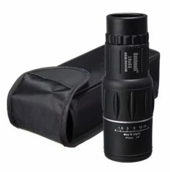 Ночной монокуляр Bushnell 16x52 с 16-кратным увеличением и двойным фокусом, компактный