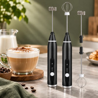 Ручной капучинатор Milk Frother аккумуляторный USB мини миксер для вспенивания молока