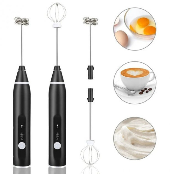 Ручной капучинатор Milk Frother аккумуляторный USB мини миксер для вспенивания молока